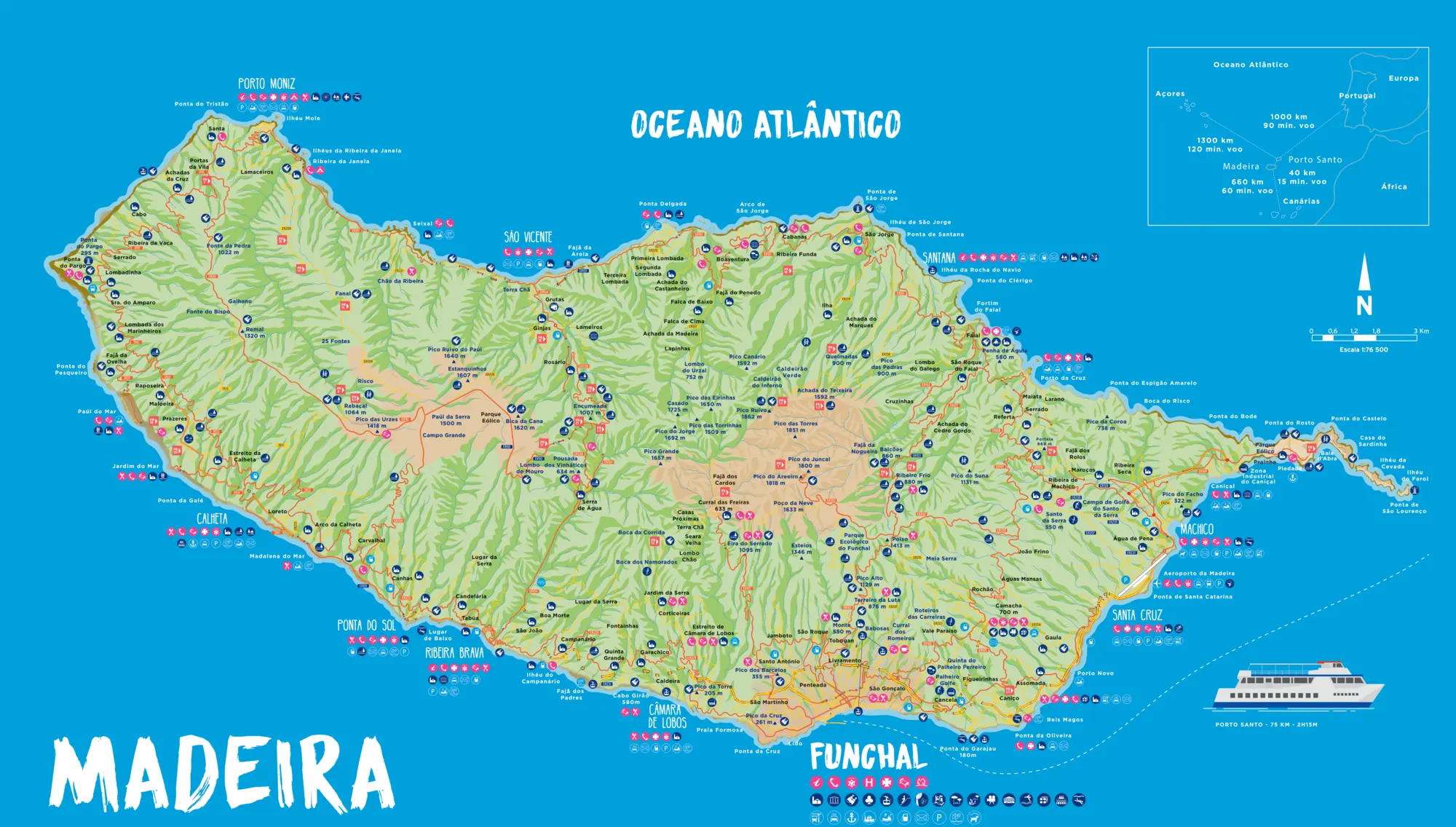 Map of Madeira